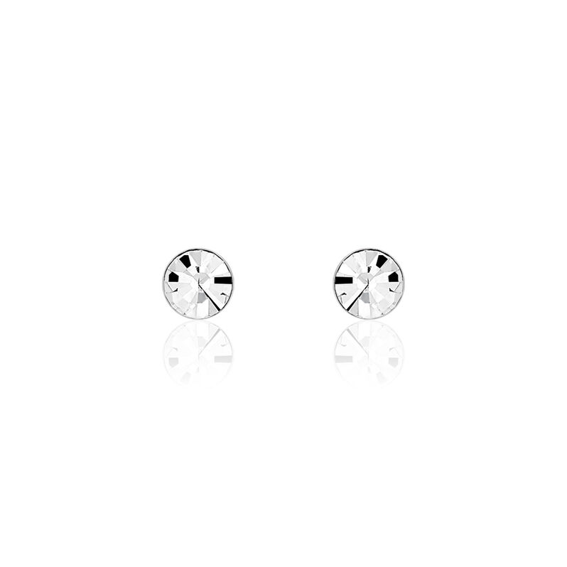 LOEIZA Damen Ohrstecker Silber 925 Zirkonia Wei&szlig; - Ohrstecker Damen | OROVIVO