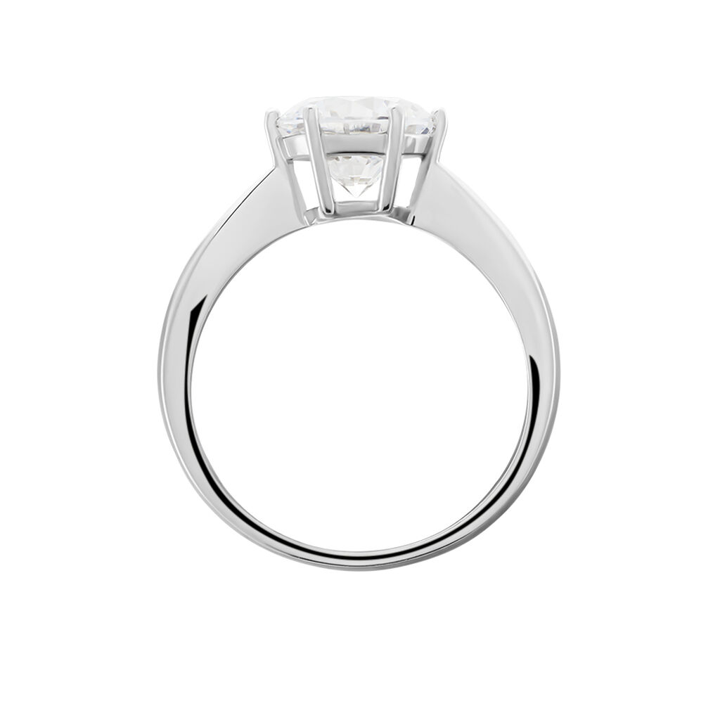 MARIETA Damen Ring Silber 925 Zirkonia Wei&szlig; 2,98 ct B 2,2 mm