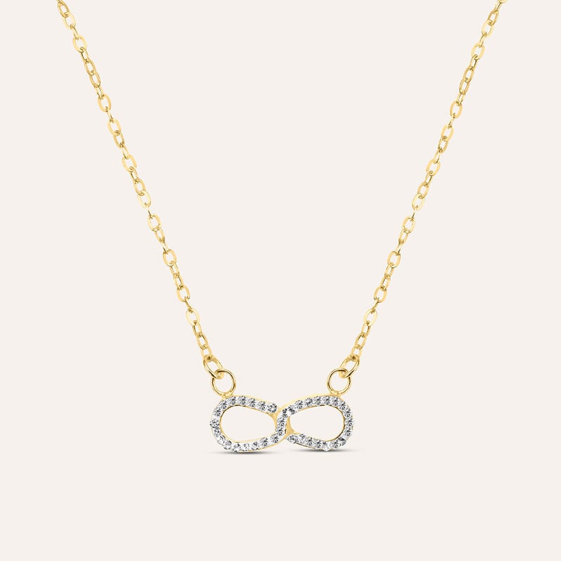 Collana Christelle Oro Giallo Cristallo - Spannringe Damen | OROVIVO