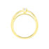 Imposa Damen Ring Gold 375 (9 Karat) Diamant Weiß 0,15 ct