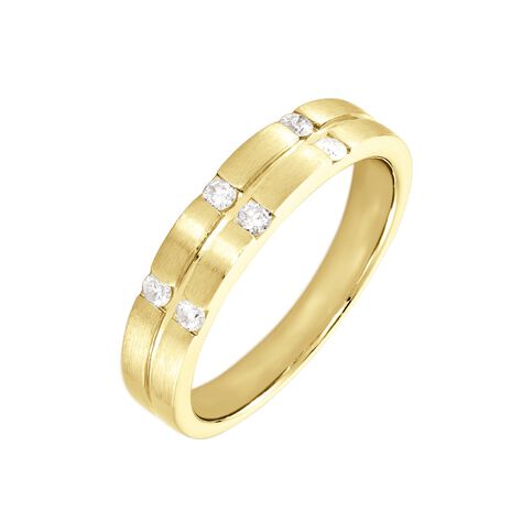 Damen Ring Gold 375 Diamant 0,2ct Ambre 4,60mm  - Ringe mit Stein Damen | OROVIVO