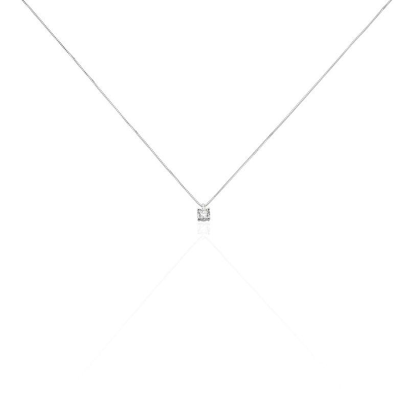 Damen Collier Weißgold 750 Diamant 0,26ct Firenze - Halsketten Damen | OROVIVO