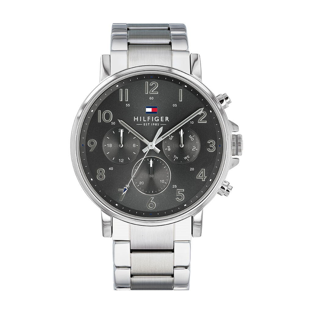 TOMMY HILFIGER Herrenuhr Dressed Up 1710382 Quarz, Uhr ohne Stein