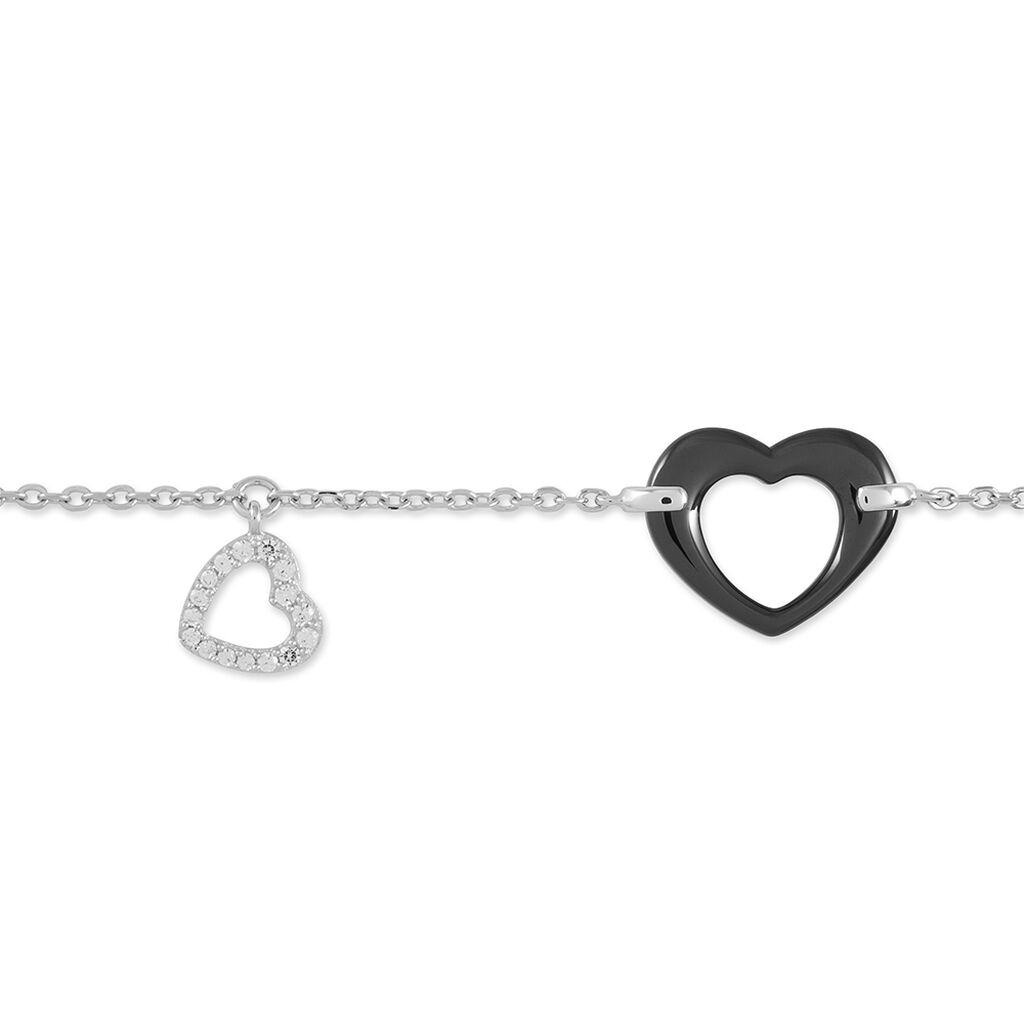 Bracelet Argent Et Céramique - Spannringe Damen | OROVIVO