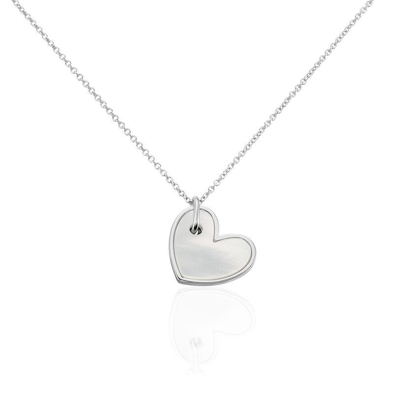 Collier Charla Argent Weiss Nacre - Spannringe Damen | OROVIVO