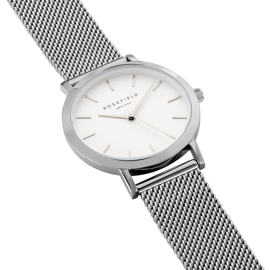 Montre Rosefield The Tribeca Blanc - Spannringe Damen | OROVIVO