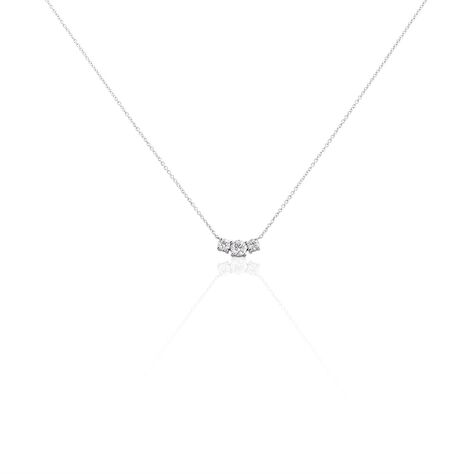 Damen Collier Weißgold 375 Diamant 0,42ct Sabinara 0,95mm - Halsketten Damen | OROVIVO