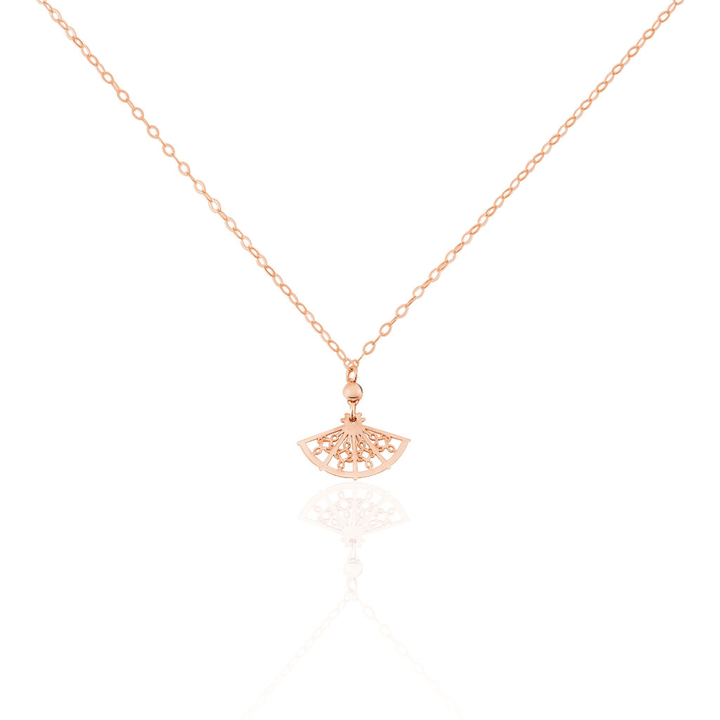 Collier Or Rose Eleena Eventail - Spannringe Damen | OROVIVO