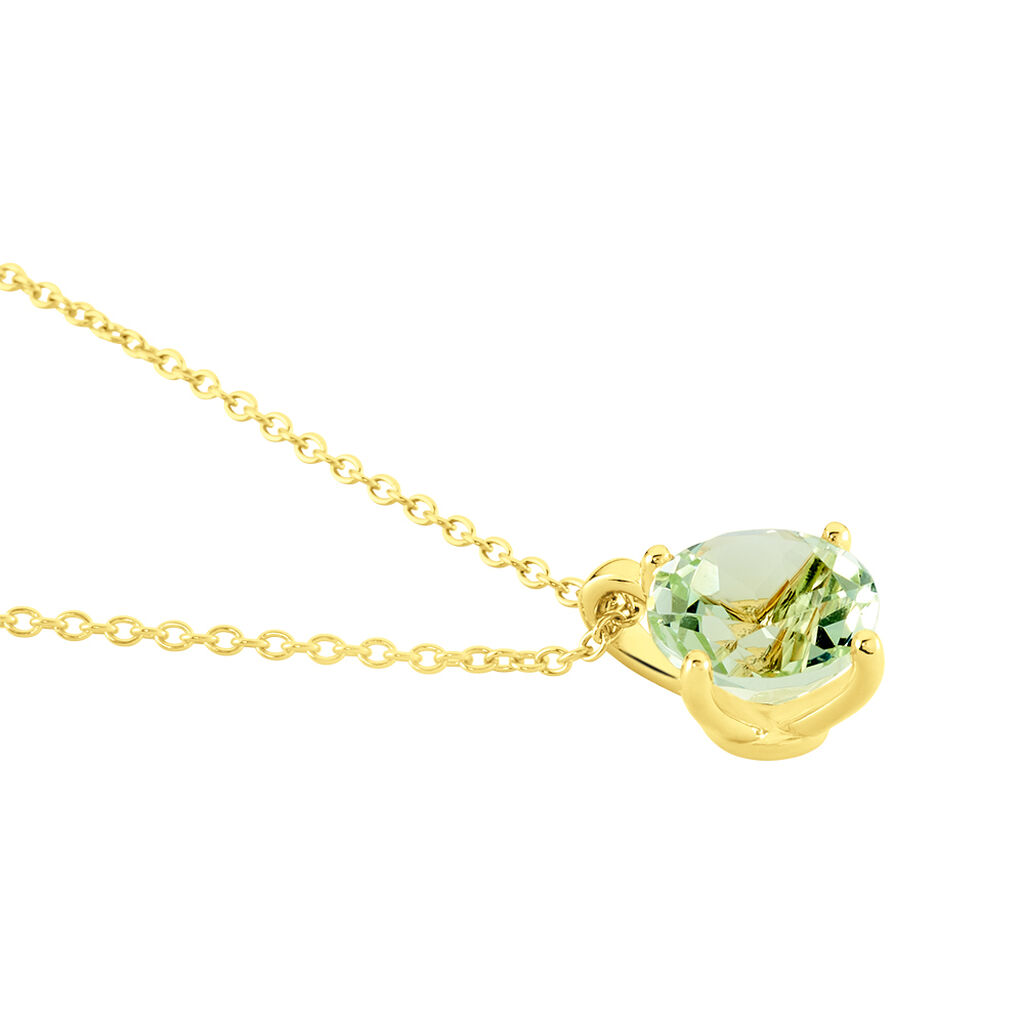 Damen Halskette Silber 925 Gold plattiert Zirkonia - Sommerschmuck Damen | OROVIVO