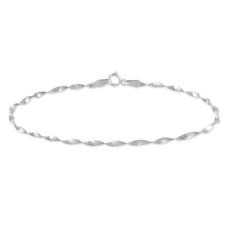 Bracelet Izar Torsadee Or Blanc - Spannringe Damen | OROVIVO