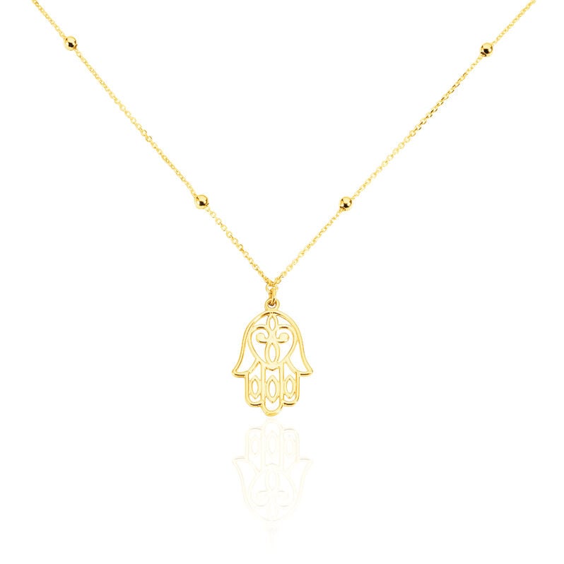Collier Meryne Or Jaune Main De Fatma - Spannringe Damen | OROVIVO