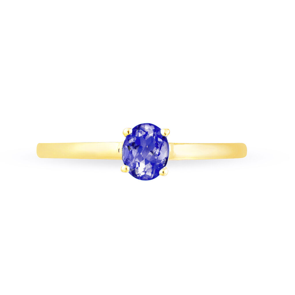 Bague Lily Or Jaune Tanzanite - Spannringe Damen | OROVIVO