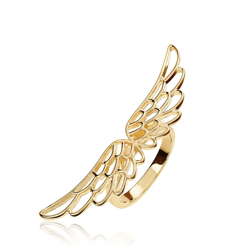 Bague Plaque Or Jaune - Spannringe Damen | OROVIVO