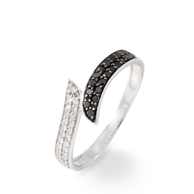 Bague Melya Or Blanc Diamant - Spannringe Damen | OROVIVO