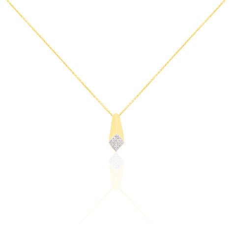 Damen Collier Gold 375 Zirkonia Aure - Halsketten Damen | OROVIVO