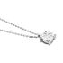 PETALI Damen Collier Weißgold 585 (14 Karat) Diamant Weiß 0,06 ct Blume