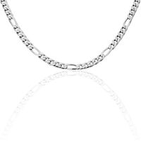 Unisex Figarokette Silber 925 