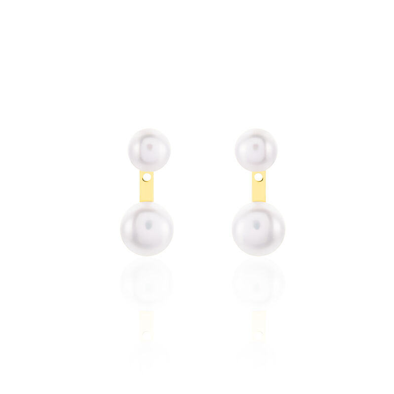 Damen Ohrschmuck Gold 375 Zuchtperle Perlmutt Seona  - Ohrringe Damen | OROVIVO
