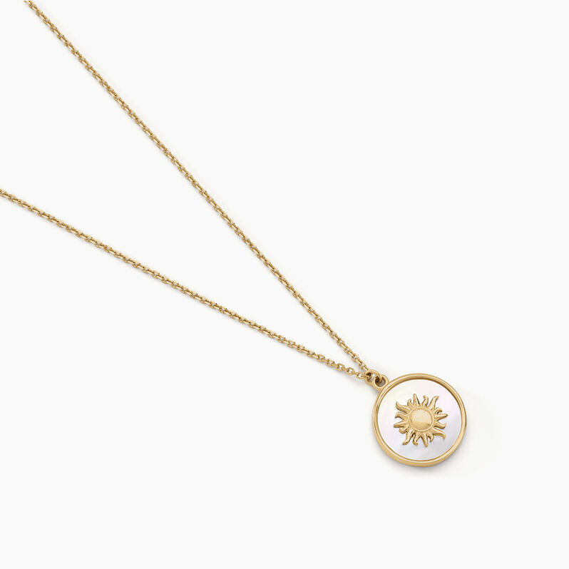 Collier Solaris Or Jaune Nacre - Spannringe Damen | OROVIVO