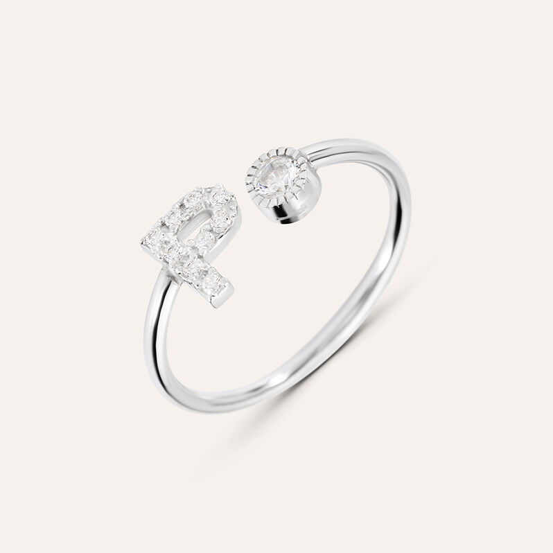 Anello Fantasia Silver Moments Argento Rodiato Cubic Zirconia - Spannringe Damen | OROVIVO