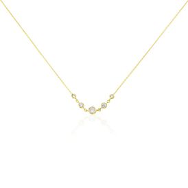 Damen Halskette Gold 375 Zirkonia - Ketten mit Stein Damen | OROVIVO