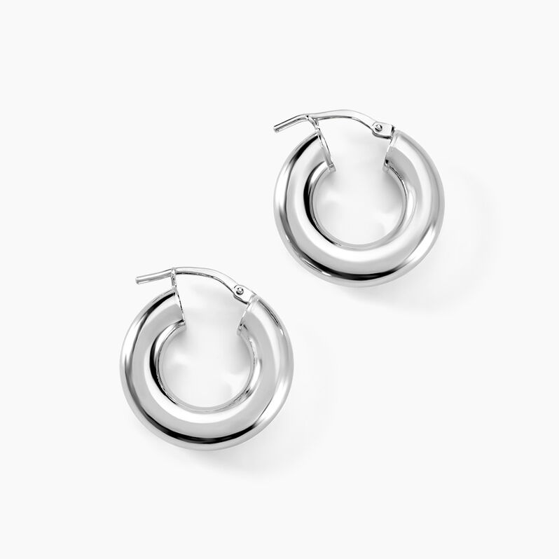 Créoles Piana Argent Weiss - Spannringe Damen | OROVIVO