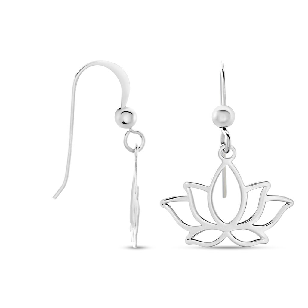 Damen Ohrhänger Silber 925 Lotus Blüte Gloria - Ohrhänger Damen | OROVIVO