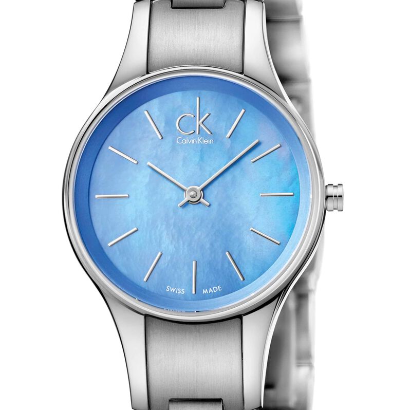 Orologio Donna Calvin Klein Simplicity quadrante Azzurro K432314N - Spannringe Damen | OROVIVO