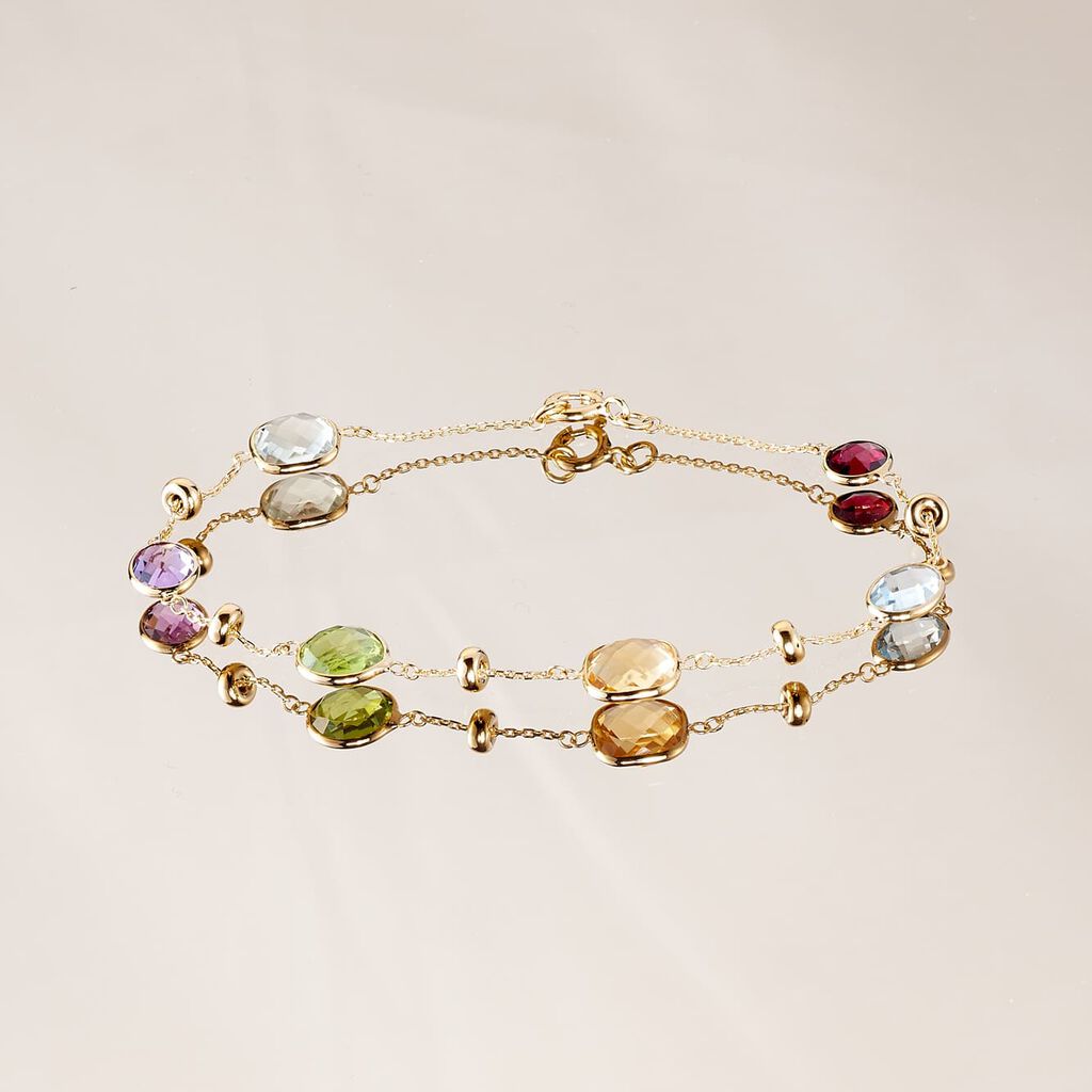 Damen Armband Gold 375 Amethyst Violett 9,46ct Aga - Armbänder Damen | OROVIVO
