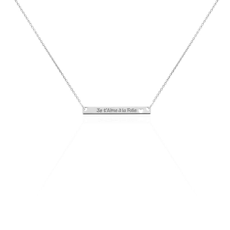 Collier Argent Rhodie Karelle Barrette - Spannringe Damen | OROVIVO