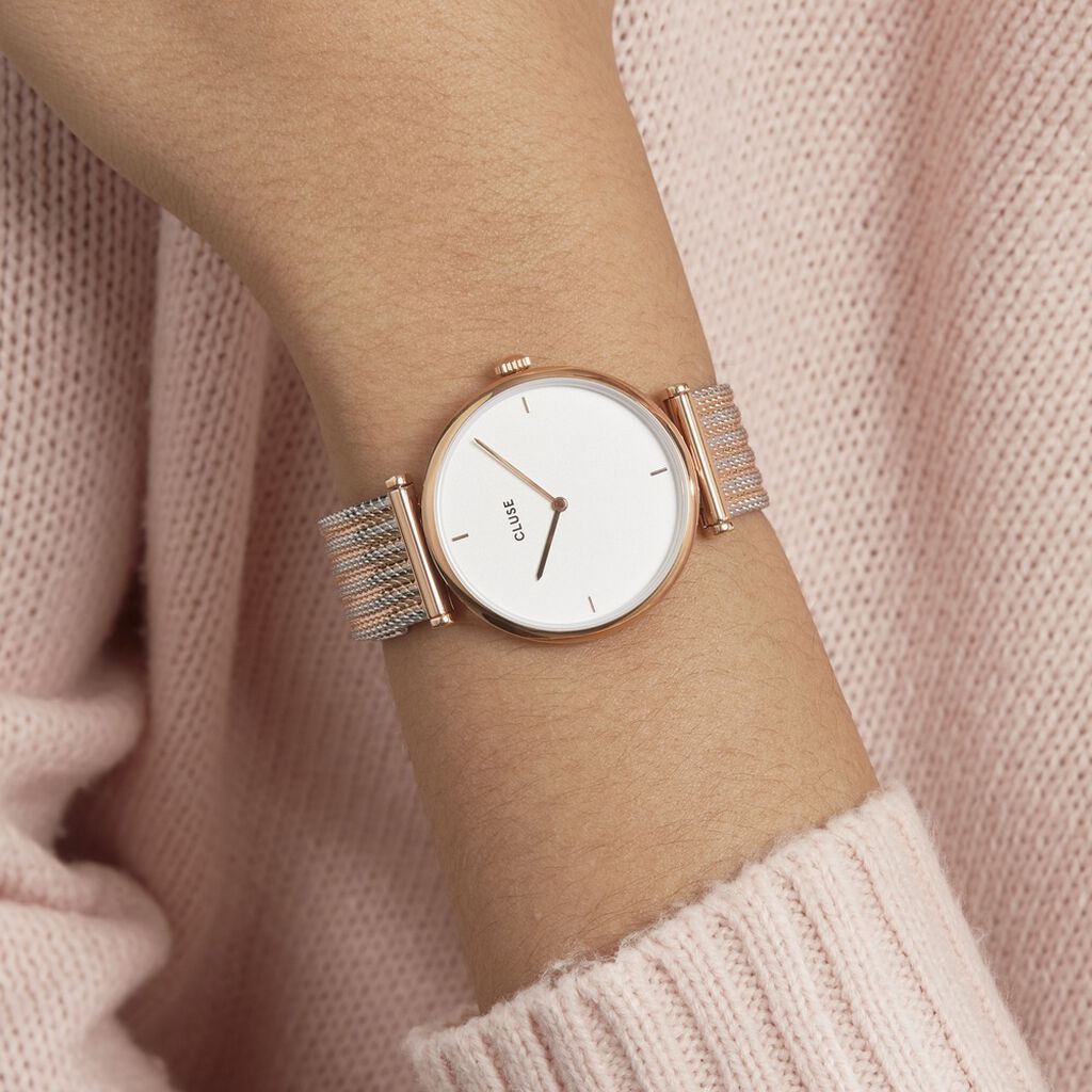 Montre Cluse Triomphe Blanc - Spannringe Damen | OROVIVO