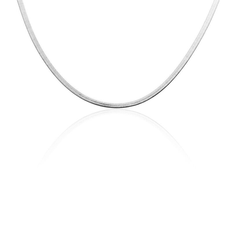 Damen Collier Edelstahl Ohne Stein Paloma 4,00mm - Halsketten Damen | OROVIVO
