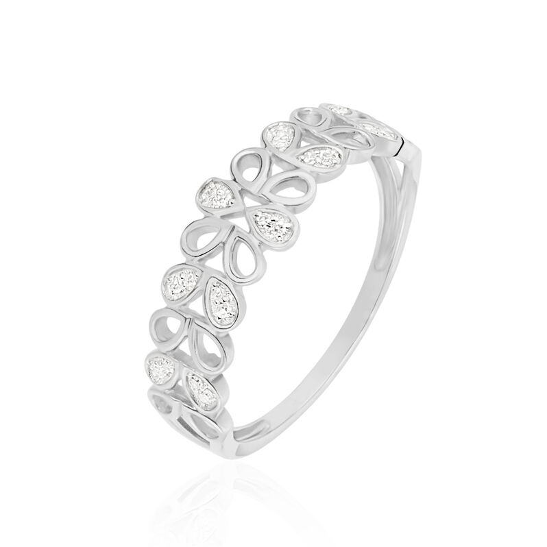 Bague Or Weiss Sylvania - Spannringe Damen | OROVIVO