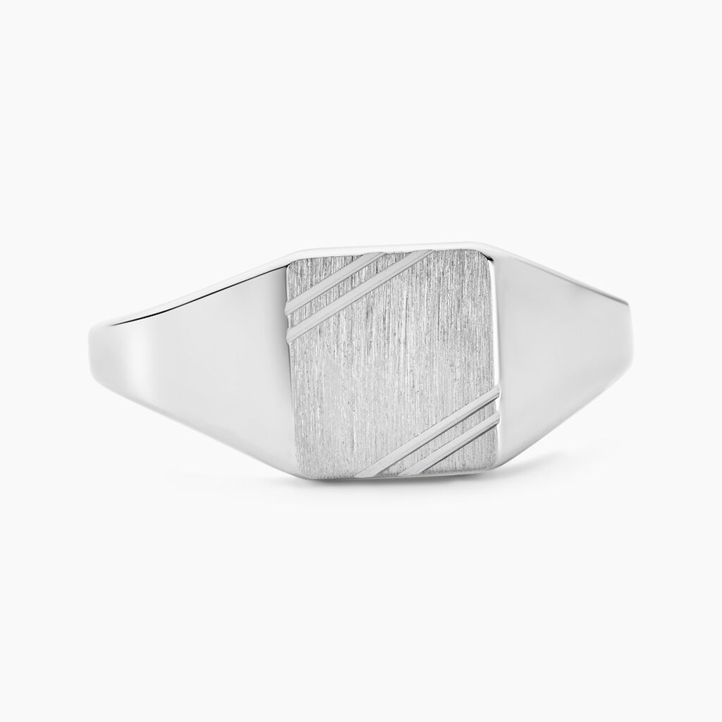Chevaliere Argent Rhodie Daniel Carree - Spannringe Herren | OROVIVO
