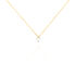 HERZ Damen Collier Gold 375 (9 Karat) Zirkonia Wei&szlig; 1,4 ct Herz