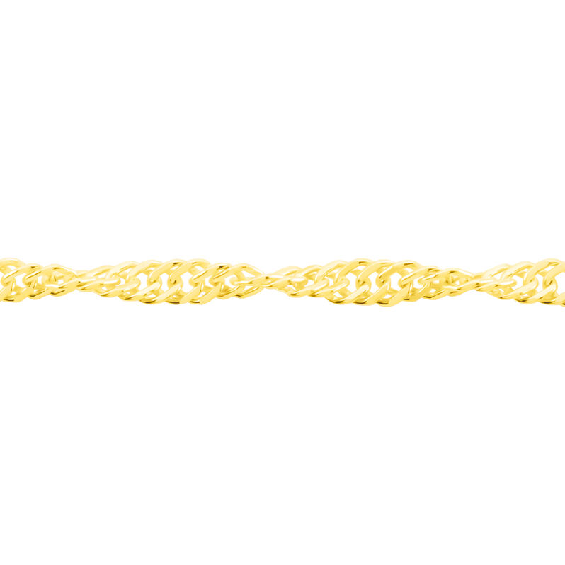 SINGAPUR 2 Damen Kette Gold 375 (9 Karat) B 1,4 mm - Halsketten Damen | OROVIVO