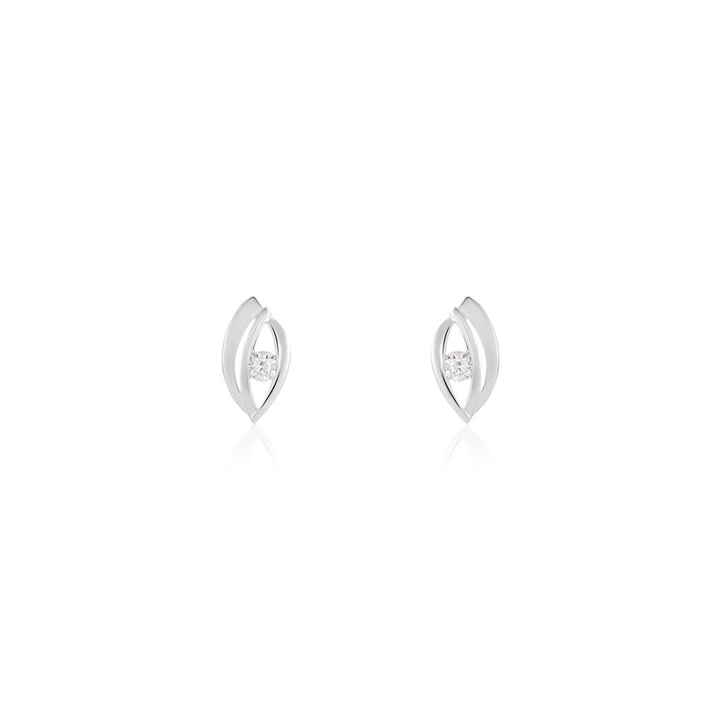 Damen Ohrstecker Silber 925 Zirkonia Vida  - Ohrstecker Damen | OROVIVO