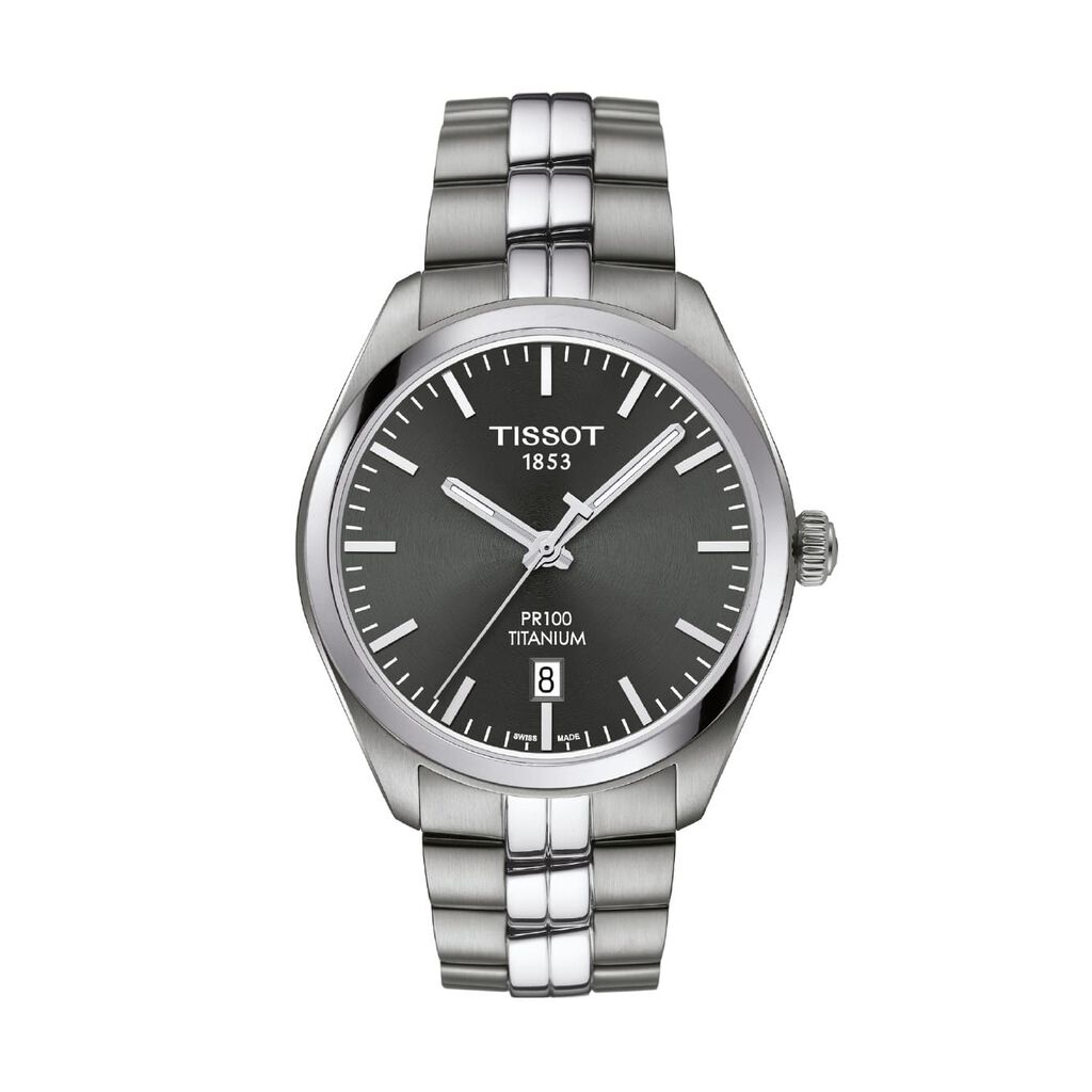 Tissot Herrenuhr PR 100 Titan T1014104406100 Quarz - Armbanduhren Herren | OROVIVO