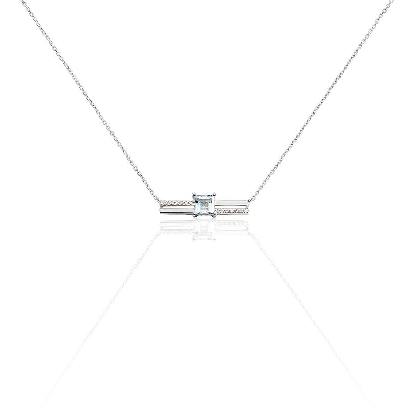 Collier Agnes Or Weiss Topaze  - Spannringe Damen | OROVIVO