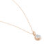 SHINE Damen Collier Rosegold 750 (18 Karat) Diamant Weiß 0,18 ct Kreis