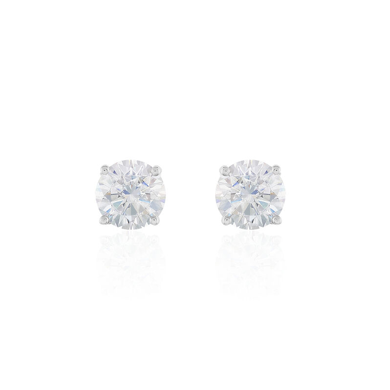 Damen Ohrstecker Silber 925 Zirkonia  - Ohrstecker Damen | OROVIVO