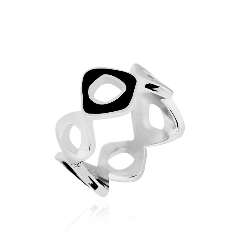 Bague Himen Acier Blanc - Spannringe Damen | OROVIVO