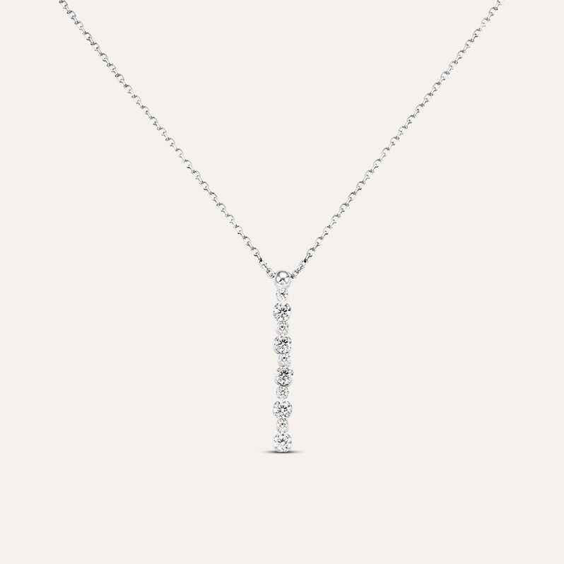 Collana Silver Elegance Argento Rodiato Cubic Zirconia - Spannringe Damen | OROVIVO
