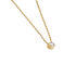 Delicate Damen Collier Gold 375 (9 Karat) Diamant Weiß 0,05 ct