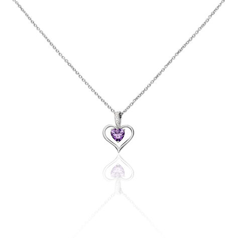 Damen Halskette Silber 925 Zirkonia Herz - Halsketten Damen | OROVIVO