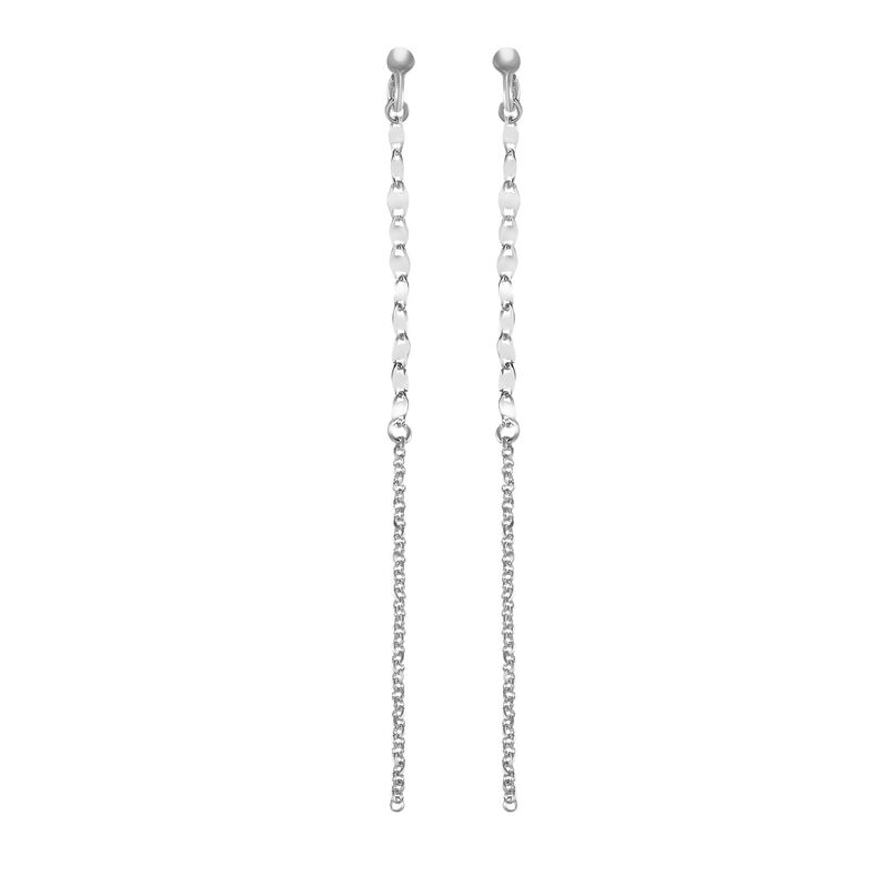 Orecchini in argento rodiato - Spannringe Damen | OROVIVO
