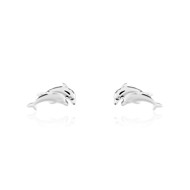 Kinder Ohrstecker Silber 925 Delfin Flippy - Ohrstecker Kinder | OROVIVO