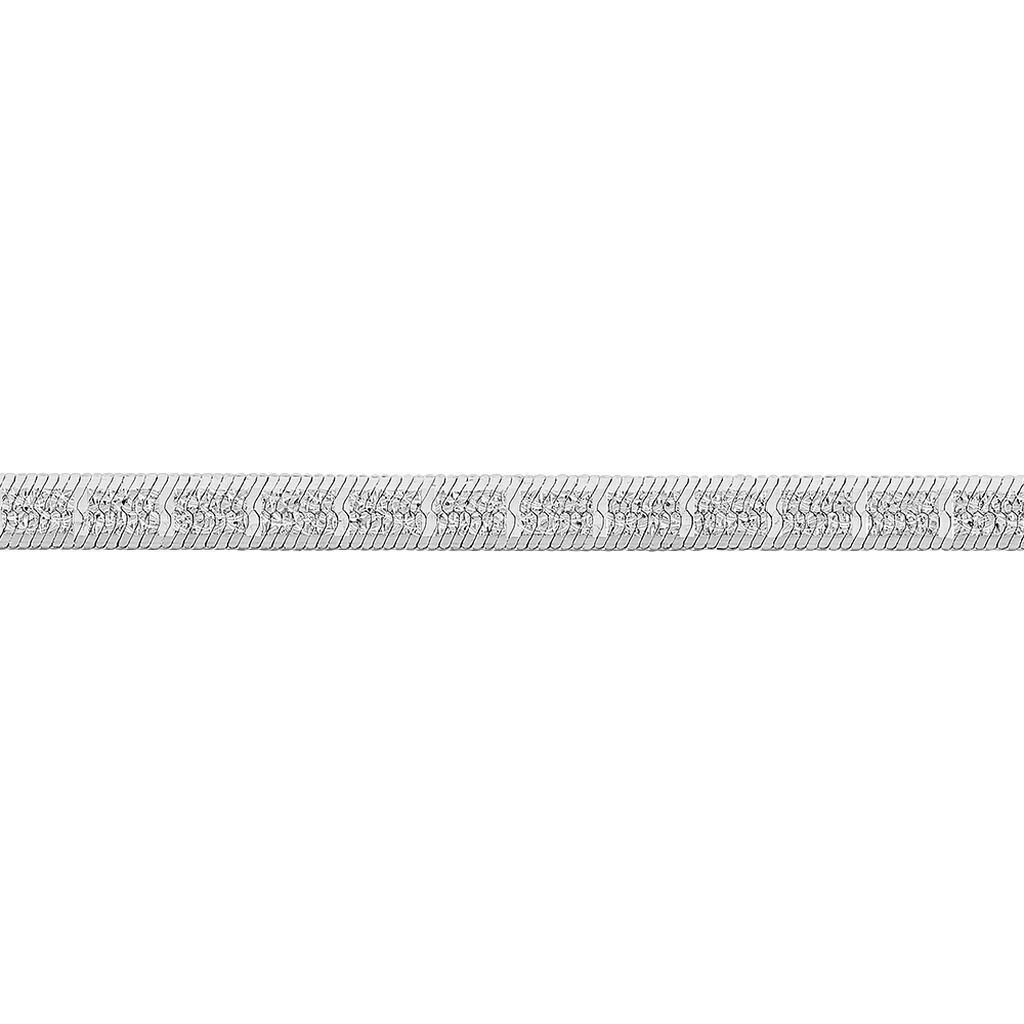 NURI HERINGBONE 1 Damen Kette Silber 925