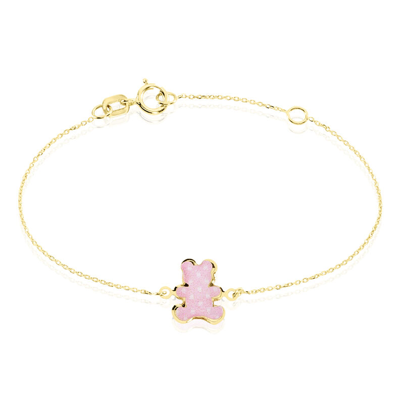 Bracelet Poppee Ourson Or Jaune - Spannringe Kinder | OROVIVO
