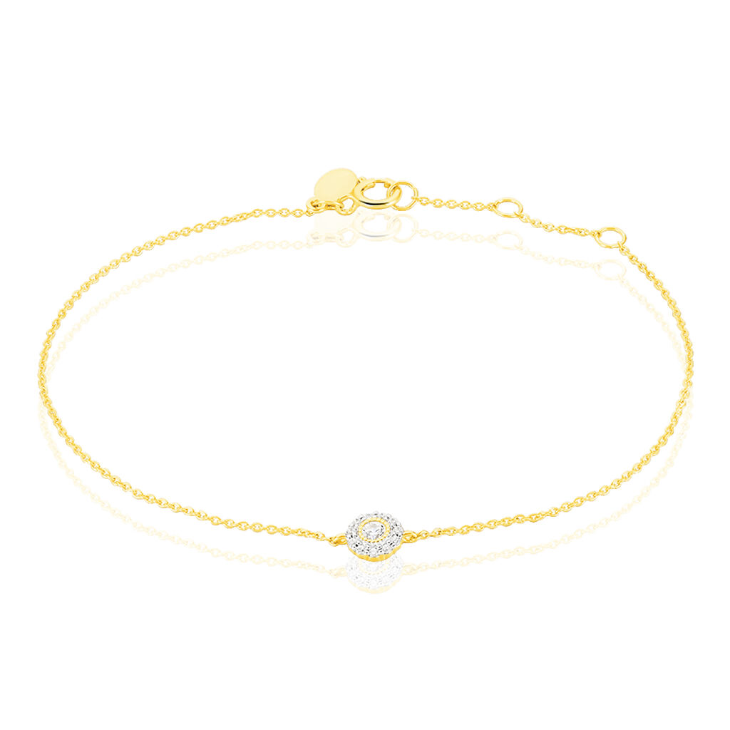 Bracelet Adelisa Or Jaune Diamant - Spannringe Damen | OROVIVO